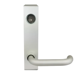Lever Trim for 3790 Rim Latching Device, LHRB with Key Cylinder (for Right Hand Swing Out), Night Latch (Key Always Required), Satin Aluminum Clear Anodized
