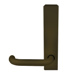 Lever Trim for 3790 Rim Latching Device, RHRB (for Left Hand Swing Out), Passage (Always Active), Dark Bronze Anodized Aluminum