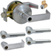 KIT - Grade 1 Entrance, Cylindrical Lock, Broadway Lever, Key-in-Lever Schlage Keyway, S 123 Keyway (0-Bitted Brushed Chrome Cylinder 626), 2-3/4in Backset, UL, ANSI Strike, 626/US26D Satin Chrome
