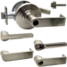 KIT - Grade 1 Classroom, Cylindrical Lock, Latitude Lever, FSIC (Schlage Full Sized IC), Less Core, 2-3/4in Backset, UL, ANSI Strike, 619/US15 Satin Nickel