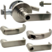 KIT - Grade 1 Classroom, Cylindrical Lock, Spartan Lever, FSIC (Schlage Full Sized IC), Less Core, 2-3/4in Backset, UL, ANSI Strike, 619/US15 Satin Nickel