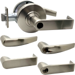 KIT - Grade 1 Classroom, Cylindrical Lock, Athens Lever, Key in Lever, Less Cylinder, 2-3/4in Backset, UL, ANSI Strike, 619/US15 Satin Nickel