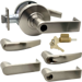 KIT - Grade 1 Classroom, Cylindrical Lock, Athens Lever, Key in Lever, Schlage 6-Pin C Keyway (0-Bitted Brushed Chrome Cylinder 626), 2-3/4in Backset, UL, ANSI Strike, 619/US15 Satin Nickel