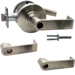 KIT - Grade 1 Classroom, Cylindrical Lock, Rhodes Lever, SFIC (Small Format IC), Less Core, 2-3/4in Backset, UL, ANSI Strike, 619/US15 Satin Nickel