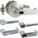 KIT - Grade 1 Classroom, Cylindrical Lock, Broadway Lever, FSIC (Schlage Full Size IC), Less Core, 2-3/4in Backset, UL, ANSI Strike, 626/US26D Satin Chrome