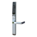 Lockly Narrow Stile Exit Trim, Guard Defender Series, Wi-Fi Control, Digital Keypad, Reader, Bluetooth Mobile App Control, Fits 1-5/8in-2-3/4in Thick Wooden or Aluminum Door, Compatible With Rim/Mortise/Latching Push Bar Devices, Key Override,  Includes: PGH200 Wi-Fi Hub, (3) PGA803WH RF RFID Tag Keys, 619/SN Satin Nickel