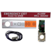 Exit Alarm Kit, Less Cylinder (Requires 1-1/4 Mortise Cylinder), 3ft for 25 Series, 626/US26D Satin Chrome