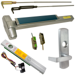 KIT - Alarmed (Requires 1-1/4in Mortise Cylinder) CVR (Concealed Vertical Rod) Smooth Exit Device, 996L-06 Lever Trim, LHR Left Hand Reverse/Reversible Handing (Snap Ring Tool Required), 36in x 84in, Grade 1, 626/US26D Satin Chrome