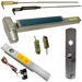 KIT - Alarmed (Requires 1-1/4in Mortise Cylinder) CVR (Concealed Vertical Rod) Smooth Exit Device, 990TP Thumb Piece Trim, 36in x 84in, Grade 1, 626/US26D Satin Chrome