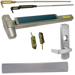 KIT - Less Dogging, CVR Concealed Vertical Rod Exit Device, 996L-06 Lever Trim, LHR Left Hand Reverse/Reversible Handing, 36in x up to 100in, Grade 1, 626/US26D Satin Chrome