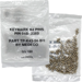 No.4 X4 Conventional Bottom Pin, Bag of 100