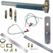 KIT - CVC (Concealed Vertical Cable) Smooth Exit Device, CD (Cylinder Dogging, Requires 1-1/4in Mortise Cylinder), 990 Nightlatch Trim (Requires Rim Cylinder), 48in x Up to 96in, Grade 1, 626/US26D Satin Chrome