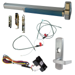 KIT - CVC (Concealed Vertical Cable) Grooved Exit Device, RX (Request to Exit Switch), 996L-NL-06 Nightlatch Lever Trim (Requires Rim Cylinder), RHR Right Hand Reverse/Reversible Handing (Snap Ring Tool Required), 48in x Up to 96in, Hex Dogging, Grade 1, 626/US26D Satin Chrome