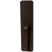 Dummy Trim Offset Pull Plate, 695/SP313 Powder-Coated Dark Bronze