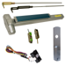 KIT - CVR (Concealed Vertical Rod) Smooth Exit Device, RX (Request to Exit Switch), 990 Nightlatch Trim (Requires Rim Cylinder), 36in x Up to 96in, Hex Dogging, Grade 1, 626/US26D Satin Chrome