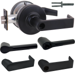 KIT - Grade 1 Classroom, Cylindrical Lock, Broadway Lever, SFIC (Small Format IC), Less Core, 2-3/4in Backset, UL, ANSI Strike, 622/US19 Matte Black