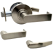 KIT - Grade 1 Passage, Cylindrical Lock, Athens Lever, 2-3/4in Backset, UL, ANSI Strike, 619/US15 Satin Nickel