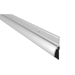 36in, Door Bottom Sweep with Rain Guard, Smoke Tested, Fire Rated UL10C Positive Pressure, Mill Finish Aluminum with Gray Eco-V Insert