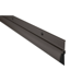 48in, Door Bottom Sweep with Rain Guard, Smoke Tested, Fire Rated UL10C Positive Pressure, Dark Bronze Anodized Aluminum with Black Eco-V Insert