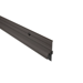 Vinyl Surface Door Sweep w/ Rain Drip, Overall Height 1-1/2in, 36in Dark Bronze