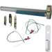 KIT - Fire-Rated, CVC (Concealed Vertical Cable) Smooth Exit Device, 990 Nightlatch Trim (Requires Rim Cylinder), 48in x Up to 96in, No Dogging, Grade 1, 626/US26D Satin Chrome