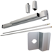 KIT - SVR Surface Vertical Rod Exit Device, 210NL Nightlatch Trim, 36in x 84in, Hex Dogging, Grade 1, 689/SP28 Powder-Coated Aluminum