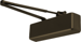 ADA Surface Door Closer, Adjustable Spring Sizes 1-6, Full Cover, Tri-Packed Arm (Regular, Parallel, Top Jamb Mounting), Non-Hold Open, Grade 1, UL, 690 Dark Bronze Powder Coat