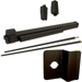 KIT - SVR Surface Vertical Rod Exit Device, 210NL Nightlatch Trim, 36in x 84in, Hex Dogging, Grade 1, 695/SP313 Powder-Coated Dark Bronze