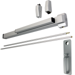 KIT - SVR Surface Vertical Rod Exit Device, 230TP Thumb Piece Trim, 36in x 84in, Hex Dogging, Grade 1, 689/SP28 Powder-Coated Aluminum