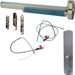 KIT - CVC (Concealed Vertical Cable) Grooved Exit Device, 990 Dummy Pull Trim, 36in x Up to 96in, Hex Dogging, Grade 1, 626/US26D Satin Chrome