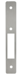 Faceplate DH1820 Weatherstrip, Satin Aluminum