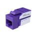 Cat6 Keystone Jack (EA) - Purple