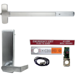 KIT - Exit Alarm, Rim Exit Device, Blank Escutcheon x Dane Lever Trim 510L-BE, 36in, Less Dogging, RHR Right Hand Reverse/Reversible, Grade 1, 626/US26D Satin Chrome