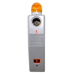 Pilfergard Exit Alarm With Strobe Light, Surface Mount, Requires Mortise Cylinder-Standard Cam, 9V Battery Included, MS Metallic Silver