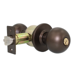 Entry Ball Knob, Schlage C Keyway, 2-3/4in Backset, 613E/US10BE Dark Oxidized Satin Bronze