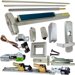 KIT - Fire-Rated (No Dogging), QEL (Quiet Electric Latch Retraction), RX (Request to Exit Switch), SVR (Surface Vertical Rod) Grooved Exit Device, 996L-NL-06 Nightlatch Lever Trim, LHR/Reversible Handing (Snap Ring Tool Required), Less Bottom Rods, 48in x 84in, Grade 1, 626/US26D Satin Chrome