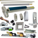 KIT - QEL (Quiet Electric Latch Retraction), RX (Request to Exit Switch), SVR (Surface Vertical Rod) Grooved Exit Device, 996L-06 Lever Trim, LHR Left Hand Reverse/Reversible Handing (Snap Ring Tool Required), Less Bottom Rods, 48in x 84in, Grade 1, 626/US26D Satin Chrome