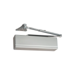 KIT - 351 Series Surface Door Closer, Powerglide Series, Aluminum Body, Grade 1, Through Bolts (1-3/4" Standard), Adjustable Spring Size 1-6, UL Listed for Fire Rated Doors, Universal Arm Package, with Cover, 689/EN Sprayed Aluminum