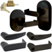 KIT - Mobile Enabled Wireless Cylindrical Lock, 125khz Proximity, 13.56MHz Smart, 2.4GHz Bluetooth Low Energy Reader, Key-in-Lever, Less Cylinder, Athens Lever, 5000 Users, 2000 Audits, 2-3/4in Backset, ANSI Strike, Grade 1, 643E/US11P Aged Bronze