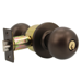 Storeroom Ball Knob, Schlage C Keyway, 2-3/4in Backset, Grade 2, 613E/US10BE Dark Oxidized Satin Bronze