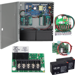 KIT - 4 Amp Power Supply, Fused 8 Zone Option Board, Plug-in Fire Alarm, Battery Backup Kit, with 2 Each 7 Amp Hour Batteries, 12/24VDC Field Selectable