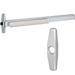 KIT - Narrow Stile Rim Exit Device, 388 NL-OP Nightlatch Trim Optional Pull, RHR Right Hand Reverse, 48in, Hex Dogging, Grade 1, 626/US26D Satin Chrome