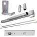 KIT - Alarmed SVR Surface Vertical Rod Exit Device, 230L Lever Trim, 36in x 84in, Grade 1, 689/SP28 Powder-Coated Aluminum