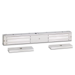 1650lbs EMLock Double Door Electromagnetic Lock, 12/24VDC, UL 294 Listed, Grade 1, 628/US28 Satin Aluminum