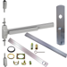 KIT - CD (Cylinder Dogging, Requires 1-1/4in Mortise Cylinder), SVR (Surface Vertical Rod) Smooth Exit Device, 990 Nightlatch Trim (Requires Rim Cylinder), 48in x 84in, Grade 1, 630/US32D Stainless Steel