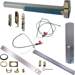 KIT - CVC (Concealed Vertical Cable) Smooth Exit Device, CD (Cylinder Dogging, Requires 1-1/4in Mortise Cylinder), 990 Dummy Pull Trim, 36in x Up to 96in, Grade 1, 626/US26D Satin Chrome