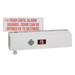 1650lbs EM Lock, Single Door Delayed Egress Electromagnetic Lock, BC Chicago Compliant, Built-in Keyswitch Reset, Visual and Verbal Countdown and Alarm Tone, 12/24VDC, UL 294 Listed, Grade 1, 628/US28 Satin Aluminum