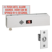 1650lbs EM Lock, Single Door Delayed Egress Electromagnetic Lock, BC Chicago Compliant, Built-in Keyswitch Reset, Door Position Status, Bond Alert Status, Visual and Verbal Countdown and Alarm Tone, 12/24VDC, UL 294 Listed, Grade 1, 628/US28 Satin Aluminum