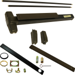 KIT - CD (Cylinder Dogging, Requires 1-1/4in Mortise Cylinder), SVR (Surface Vertical Rod) Grooved Exit Device, Exit Only No Trim, Non-Handed, 48in x 84in, Grade 1, 710/313AN Dark Bronze Anodized