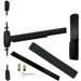 KIT - LD (Less Dogging), SVR (Surface Vertical Rod) Smooth Exit Device, 990 Dummy Pull Trim, 36in x 84in, Grade 1, 711/US19 Black